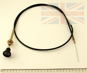 Image of NTC1384, a 'CHOKE CABLE - RIGHT HAND DRIVE 4 CYLINDER PETROL DEFENDER' part