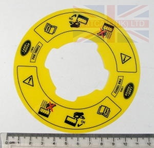 Image of PAK100412, a 'DECAL COOLANT WARNING - EXPANSION TANK - DISCOVERY 2' part