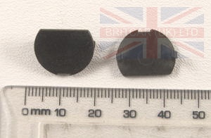 Image of RTC3937CC, a 'DOOR HANDLE ESCUTCHEON CHOC RANGE ROVER CLASSIC' part