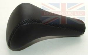 Image of STC60981, a 'GEAR KNOB BROWN LEATHER H+H NRR' part