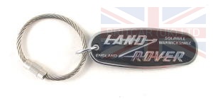 Image of STC62071, a 'LAND ROVER BLACK/SILVER KEY RING' part