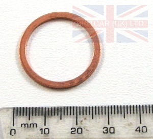 Image of TYF101060, a 'SEALING WASHER IRD DRAIN PLUG FREELANDER 1' part