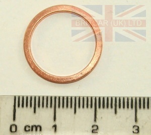 Image of TYF101070, a 'SEALING WASHER IRD DRAIN PLUG FREELANDER 1' part