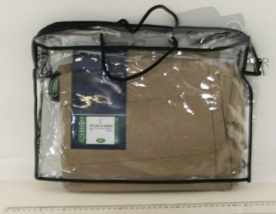 Image of VPLAS0130SVA, a 'FRONT SEAT COVERS ALMOND LESS DVD DISCOVERY 4' part