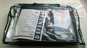Image of VPLDS0011, a 'WATERPROOF SEAT COVERS FRONT BLACK DEFENDER 2007 ON' part