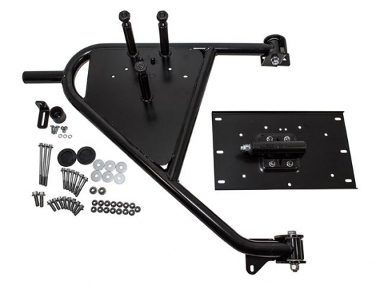 Image of VPLDR0130, a 'SWING AWAY CARRIER - SPARE WHEEL - HARD TOP MODELS DEFENDER' part