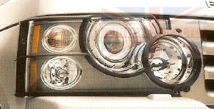 Image of VUB502610, a 'FRONT LAMP GUARDS - RANGE ROVER VOGUE 2002 TO 2009' part