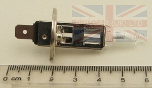 Image of XCD100030L, a 'HEADLAMP BULB H1 55W - DISCOVERY 2 - RANGE ROVER ' part