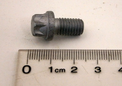 Image of 1406627, a 'BOLT M8 X 14MM - FLANGED STAR DRIVE' part