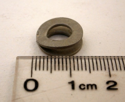Image of VYF500110, a 'WASHER M6 SPRING - SPARE WHEEL RETAINER - DEFENDER' part