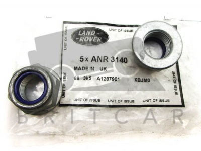 Image of ANR3140, a 'NUT M16 FLANGED FRONT RADIUS ARM P38 RANGE ROVER' part
