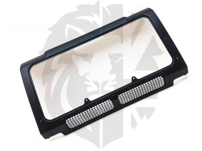 Image of ASJ710060, a 'RADIATOR GRILLE MOUNTING PANEL WITH AIR CONDITIONING - DEFENDER' part