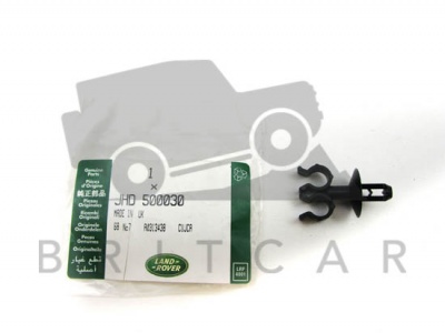 Image of JHD500030, a 'EXPANSION TANK CLIP - DEFENDER 2007 ONWARDS FROM VIN 7A000001' part