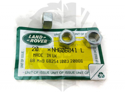 Image of NH606041L, a 'NUT 3/8 UNF PLAIN' part