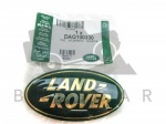 BADGE LAND ROVER GREEN - GOLD FRONT - DISCOVERY 1 + 2 + 3 - FREELANDER 1 - RANGE ROVER VOGUE + SPORT