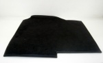FLOOR CARPET - LEFT HAND DRIVE - RIGHT HAND FRONT - BLACK - DEFENDER 3A>