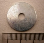 WASHER PLAIN - REAR LAMP PROTECTOR PANELS - DEFENDER 2007 ON