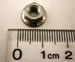 NUT M5 FLANGED PLAIN
