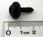SCREW 4.8 X 19MM TORX WITH WASHER BLACK