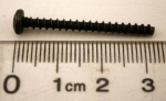 SCREW M3 X 25MM BLACK