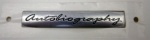 NAME PLATE - AUTOBIOGRAPHY - RANGE ROVER D6 VOGUE 2013 0N