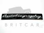 PLASTIC CHROME NAME PLATE WITH CHROME/BODY COLOUR MIDG INSERT - RANGE ROVER VOGUE L405 2013 ONWARDS