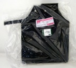 RIGHT HAND SIDE REAR MUDFLAP WITH BLACK LOGO - DEFENDER 110 FROM CA000001 AND DEFENDER 130 HCPU FROM CA000001