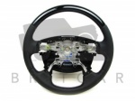 STEERING WHEEL - WOOD AND LEATHER - PIANO BLACK - LESS HEATED - DISCOVERY 4