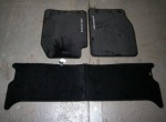 CARPET MAT SET FRONT+REAR BLACK DISCOVERY 11