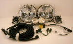 HEADLAMP KIT ASSEMBLY (+) MANUAL HEADLAMP LEVELING - RHD - DEFENDER 2007 ON