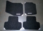 FLOOR CARPET MAT SET 4 PIECE RHD LUNAR - EVOQUE