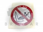 WARNING DECAL - AIRBAG - CHILDS SEAT - RANGE ROVER FROM VIN 2A