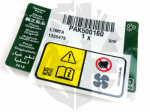 RADIATOR FAN WARNING LABEL DECAL - DISCOVERY 3 AND 4 - FREELANDER 2 - RANGE ROVER VOGUE + SPORT + EVOQUE