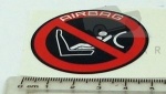 DECAL - WARNING - AIRBAG