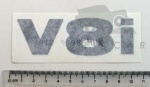 DECAL 'V8I' SILVER REAR DOOR DISCOVERY 1 FROM VIN MA