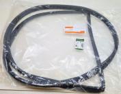 DOOR SEAL LEFT HAND FRONT - BLACK - DISCOVERY 1 - RANGE ROVER CLASSIC