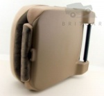 REAR INDIVIDUAL RIGHT HAND BAHAMA BEIGE SEAT -LESS LEATHER INSERTS - LESS LOGO - DISCOVERY 2