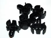 BRAKE PIPE CLIP - PLASTIC - DOUBLE - DEFENDER - DISCOVERY 3 + 4 - RANGE ROVER VOGUE + SPORT