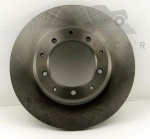 BRAKE DISC - REAR - 110 & 130" - DEFENDER 2007 ON FROM VIN 9A