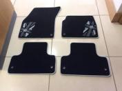 CARPET MAT SET - UNION JACK - 4 PIECE - 5 DOOR RIGHT HAND DRIVE - EVOQUE