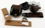 SEAT BELT ASSY FRONT BROWN - RANGE ROVER CLASSIC
