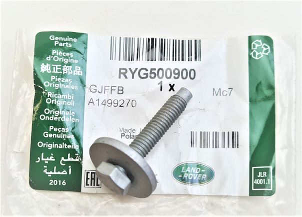 BOLT AND WASHER - HEXAGONAL HEAD - M6X30 - RANGE ROVER 2010-2012 - RANGE ROVER EVOQUE 2012 ONWARDS - RANGE ROVER 2013 ONWARDS