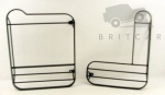 PAIR OF EXTERIOR PROTECTION - REAR LAMP GUARDS - 1 SQUARE AND 1 L-SHAPE - DEFENDER 2A ONWARDS