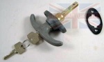 HANDLE AND LOCK ASSEMBLY - TOP TAILGATE - LAND ROVER SERIES 11 AND 111