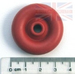 RED 6 X 33.5MM CABLE GROMMET - DEFENDER 1987-2006 - RANGE ROVER CLASSIC - DISCOVERY 1