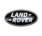 LAND ROVER BADGE - BLACK/SILVER