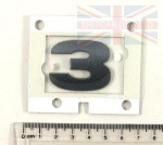 DECAL '3' BRUNEL REAR DOOR DISCOVERY 3