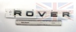 FRONT BRUNEL METALLIC ROVER NAME PLATE - RANGE ROVER VOGUE L322 2002-2009 TO (V) 9A999999