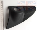 LEFT HAND EBONY BLACK INNER FRONT DOOR COVER - LEFT HAND DRIVE RANGE ROVER SPORT 2005 TO VIN 9A215620