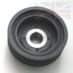 ENGINE CRANKSHAFT TORSIONAL VIBRATION DAMPER - 2.5L TDI - DEFENDER 1987-2009 - RANGE ROVER CLASSIC 1992-1994 - DISCOVERY 1 1989-1998